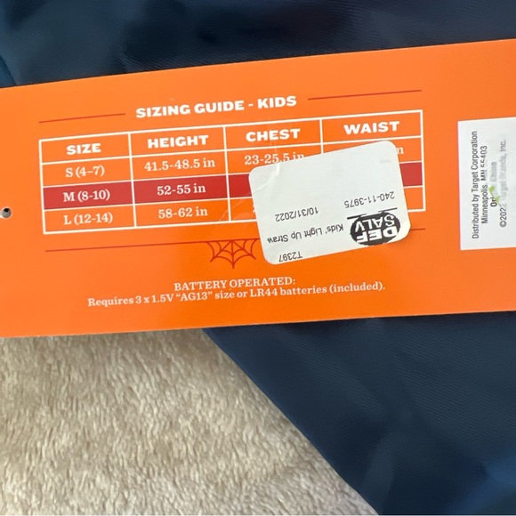 Kids' Straw Scarecrow Halloween Costume Only 1 PT Of 4 Pt - Hyde & EEK! Size M - Picture 4 of 5